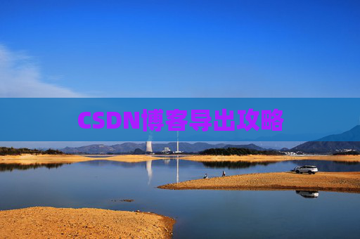CSDN博客导出攻略